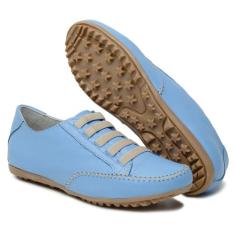 Tênis Sapatênis Feminino Super Confortável Couro Original - ONIX SHOES
