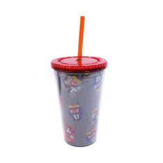 Copo Com Canudo Mickey 450ml Disney - Taimes