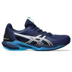 Tênis ASICS Solution Speed FF 3 Clay - Masculino - Azul/Branco, 39.5