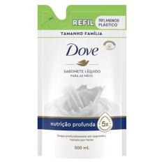 Dove Sabonete Líquido Para Mãos Nutrição Profunda Refil 500 ML