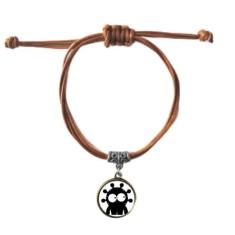 DIYthinker Pulseira de couro alienígena e monstro alienígena da Universo pulseira marrom joia presente