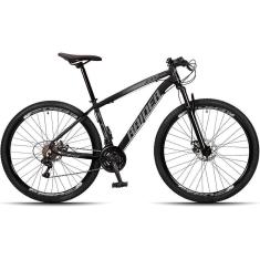 Bicicleta Aro 29 Raider Z3X 24 Vel Câmbio Traseiro Shimano Freio a Disco Bike MTB Alumínio-Unissex