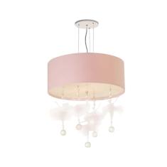 Lustre Pendente Bailarinas 2 40X15 Cor: Rosa