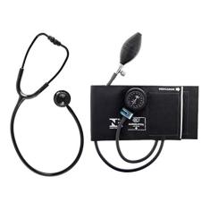 Medidor De Pressão Esfigmomanômetro Com Estetoscópio Preto Bic