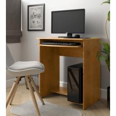 Escrivaninha Office Mesa De Computador Com Suporte De Teclado E Pratel