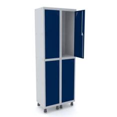 Armário Locker Guarda-Volume 4 Portas Aço Grp 502/4 - Pandin Móveis