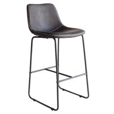 Banqueta Oxford Preto Vintage