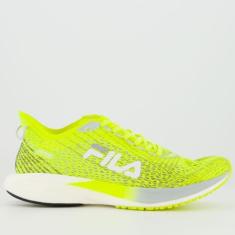 Tênis Fila KR6 Feminino Verde Limão e Branco