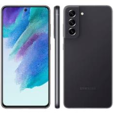 Smartphone Samsung Galaxy S21 FE 5G Preto 256GB, 8GB RAM, Tela Infinita de 6.4”, Câmera Traseira Tripla, Android 11 e Processador Octa-Core