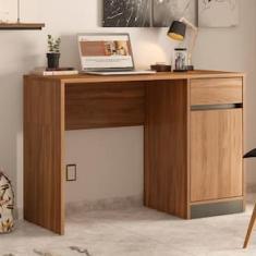 Escrivaninha Demóbile Office Morada com 1 Porta e 1 Gaveta