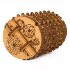 Caixa de quebra-cabeça 3D IDventure Kryptos com código secreto para adultos