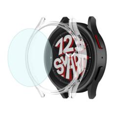 Capa Case Bumper com Película de Vidro compatível com Galaxy Watch 5 W