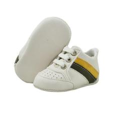 Tênis Masculino Infantil Sintético Bege/Café e Amarelo com Cacharrel B