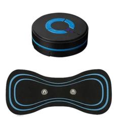 Genérico Massageador Portátil Recarregável Alivia Dor Pescoço, Cervical, Ombros, Pés, Pernas - Shiatsu, Amassamento, Batidas - 10 Velocidades Ajustáveis - Preto