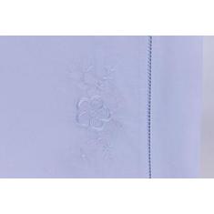 Jogo De Lençol Cama Viúva 100% Algodão 200 Fios 3 Pçs Branco - Thais E