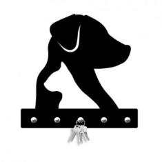 Porta Chaves Decorativo Dog E Cat 01 - New Decor