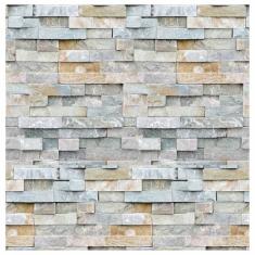 Papel De Parede Adesivo 3D Pedra Natural 300X52Cm - Lcg Eletro