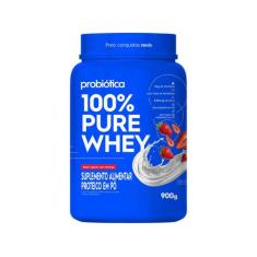 100% Pure Whey Pote 900g Probiotica Whey Concentrado Bcaa, 1, 900g, Io