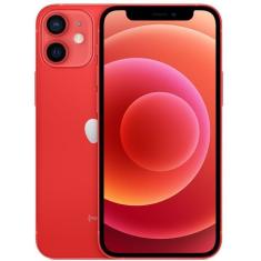 iPhone 12 Mini Apple (256GB) (PRODUCT)RED tela 5,4" Câmera dupla 12MP iOS
