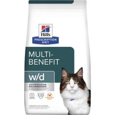 Ração Seca Hill's Prescription Diet w/d Multi Benefit para Gatos Adultos - 1,81 Kg