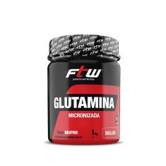Glutamina Micronizada Isolada - 1000g Neutro - FTW