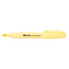 Caneta Marca Texto Cis Pastel Mini Lumini Amarelo