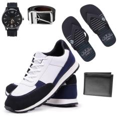 Tenis Sapatenis Jogger Original Leve Confortavel Kit Completo-Masculino