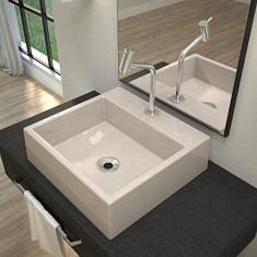 Kit Cuba Q395 Torneira Pratika 1060 Metal 1/4 Volta Compace Bege