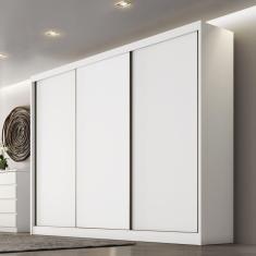 Guarda Roupa Casal 3 Portas 6 Gavetas Montreal Novo Horizonte Branco
