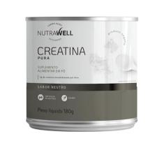 Creatina Monohidratada Nutrawell, 100% Pura 180g