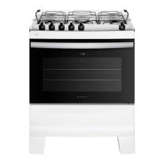 Fogão de Piso Atlas 5 Bocas Agile Up | Mesa em Inox, Branco, Bivolt