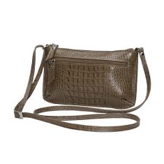 Bolsa Transversal Mini Pequena Tiracolo Feminina Lateral Couro 