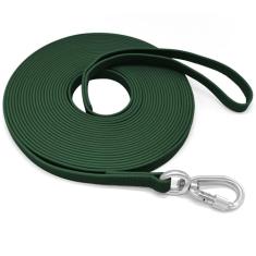 ZALER Coleira longa para treinamento à prova d'água para cães de 15 m, 9 m, 6 m, 4,6 m, 3 m, 1,8 m, à prova de odor, guia longa com mosquetão de alumínio de aviação para cães pequenos, médios e