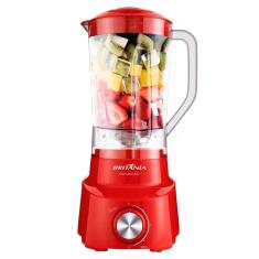 Liquidificador Britânia Diamante 800 Vermelho 900W e 4 Velocidades 