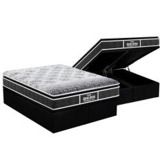 Cama Box Baú Queen: Colchão Ortopédico Probel D28 / EP Guarda Costas P