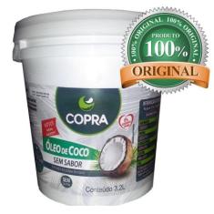 Oleo de coco sem sabor 3,2l copra