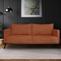 Sofá Zeki 2 Lugares 160 Cm Linho Bouce - Spezzia Decor