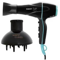 Secador Taiff Style 2000W Profissional com Difusor de Cachos Taiff Cur