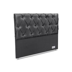 Painel de Cama Box Estofada Murat Facto Gray Casal - Courano Cinza - Ortobom