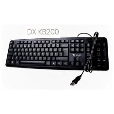 Teclado Duex Usb Kd-101l Dx Kb200 Preto
