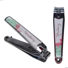 Cortador de Unha Profissional Grande com Lixa Alicate Inox Estampado e