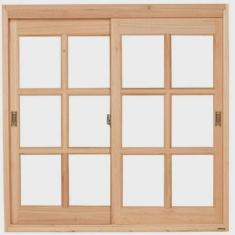 Janela De Correr Quadriculada JE221 120cm x 150cm Esel