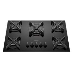 Fogão Cooktop Supreme 5 Bocas Acendimento Superautomático Dako Preto Bivolt