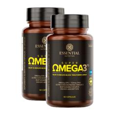 Kit 2X: Super Ômega 3 TG Essential Nutrition 60 Cápsulas