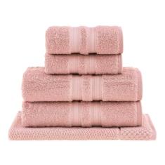 Jogo de Toalhas Buddemeyer Algodão Egípcio Gigante Rosa 5 peças