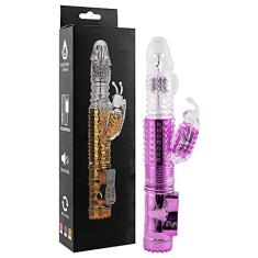 Vibrador Vai e Vem e Rotativo 360 com 36 Vibrações RECARREGAVEL e estimulador de Clitoris Estimulador Feminino Ponto G e Clitoris - DELIRIOSS SEXY SHOP