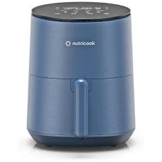 Air Fryer 3,5L com 8 Funções Predefinidas, Painel Digital de Vidro Temperado e Silenciosa, 110V 1500W, Nutricook, Azul