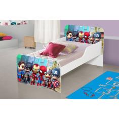 Cama infantil móveis para quarto crianças meninos com colchão - Dullar