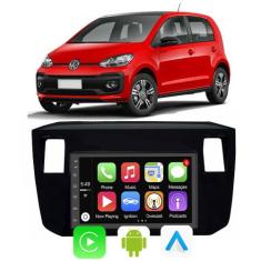 Kit Multimidia Android Up 2018 a 2021 7 Pol Carplay Youtube + Câmera e