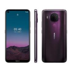 Smartphone Nokia 5.4 128GB 4G Octa-Core - 4GB RAM Tela 6,39” Câm. Quádrupla + Selfie 16MP-Unissex